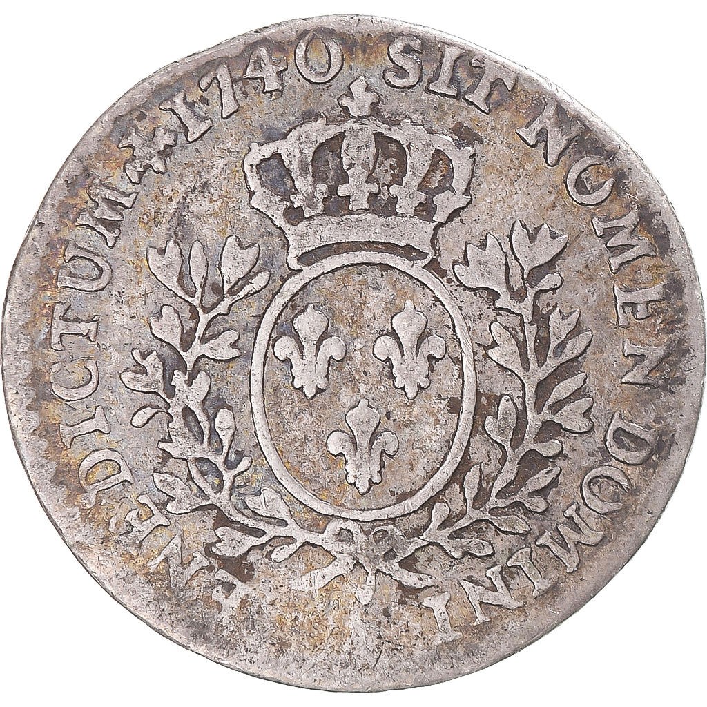 Coin, France, Louis XV, 1/10 Écu au bandeau, 1740, Paris, 2nd semestre
