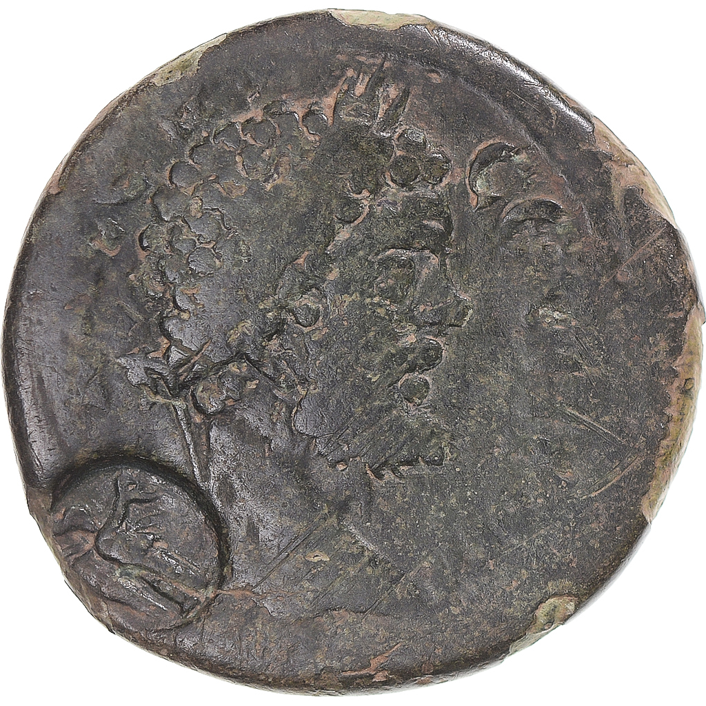 Coin, Bithynia, Septimius Severus, Æ, 193-211, Nikaia, Countermark, 