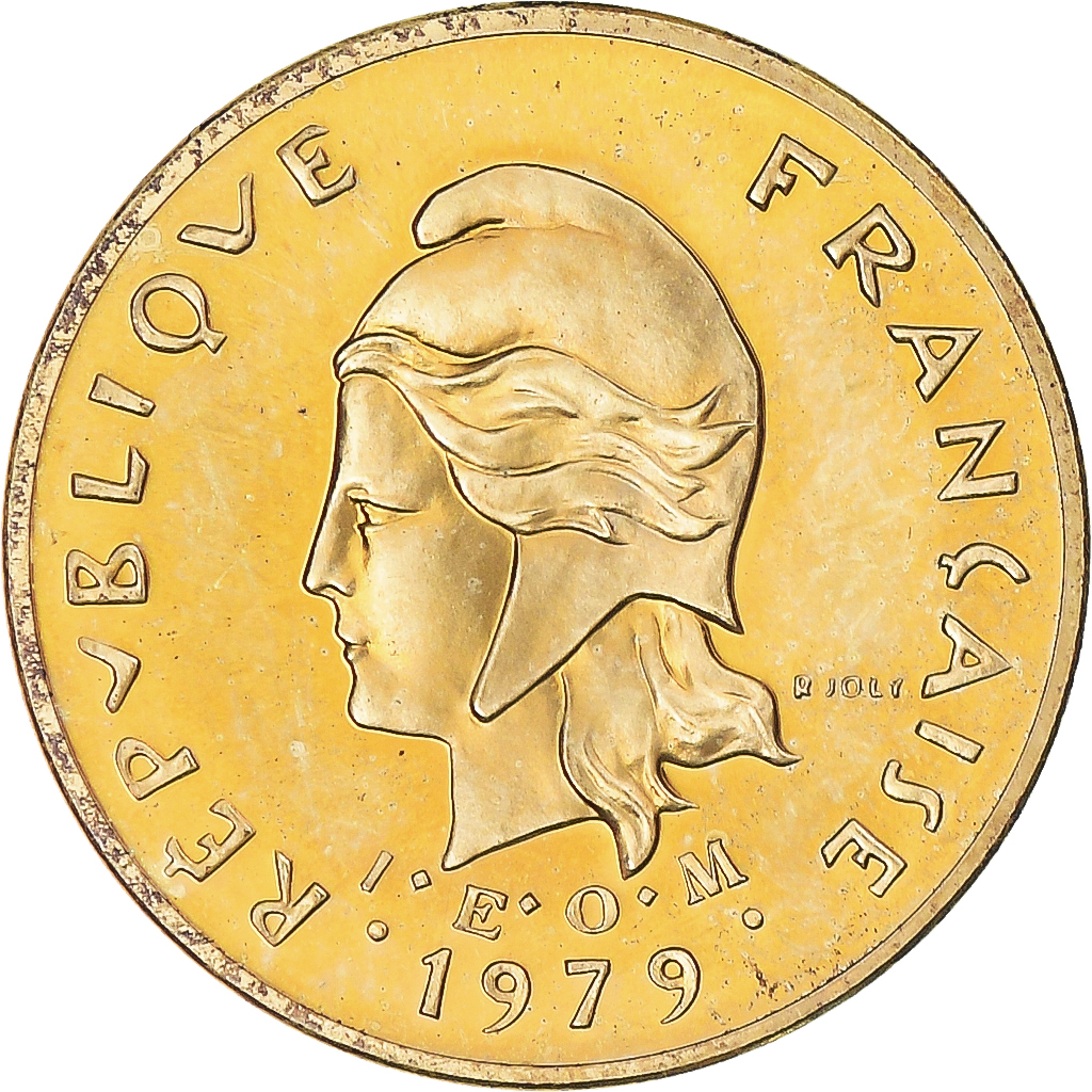 Coin, New Hebrides, Franc, 1979, Paris, Piéfort, MS, Aluminum-Bronze