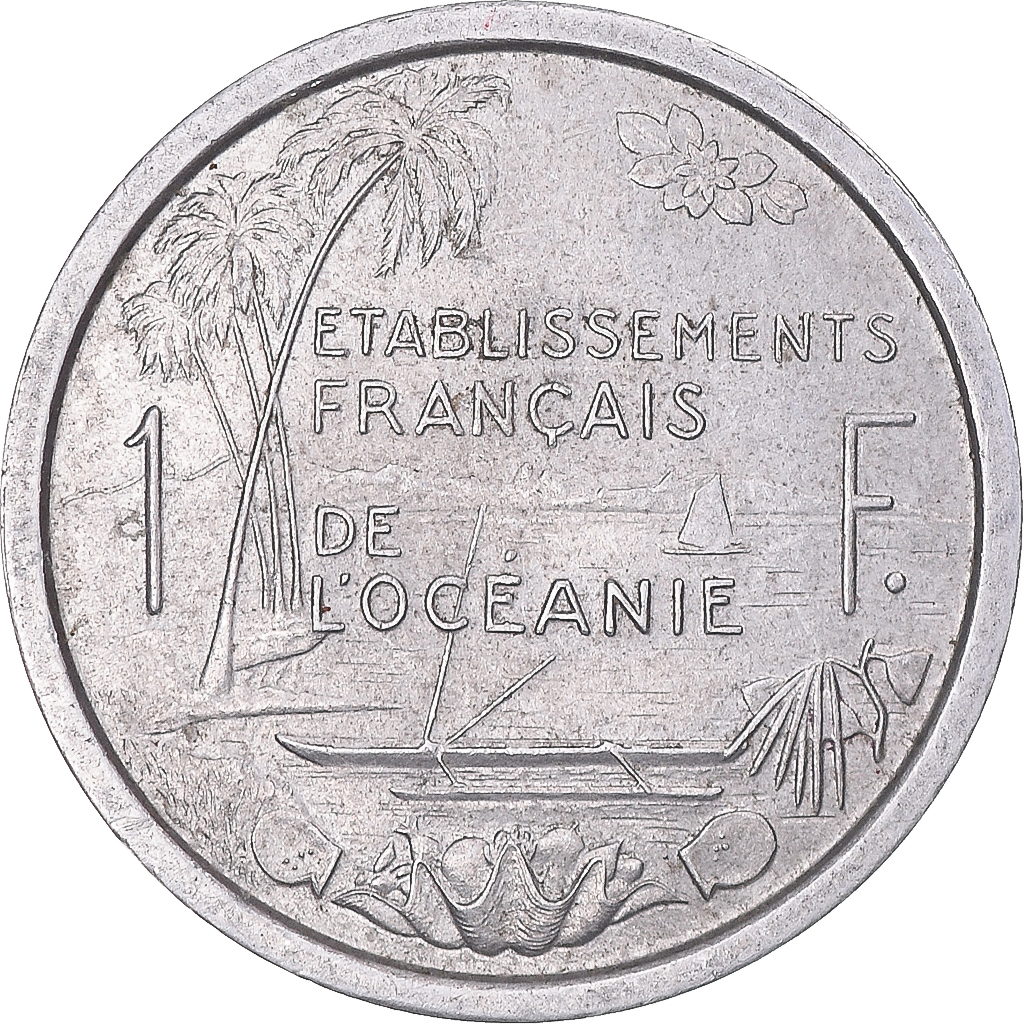 Coin, FRENCH OCEANIA, Franc, 1949, Paris, , Aluminum, KM:2