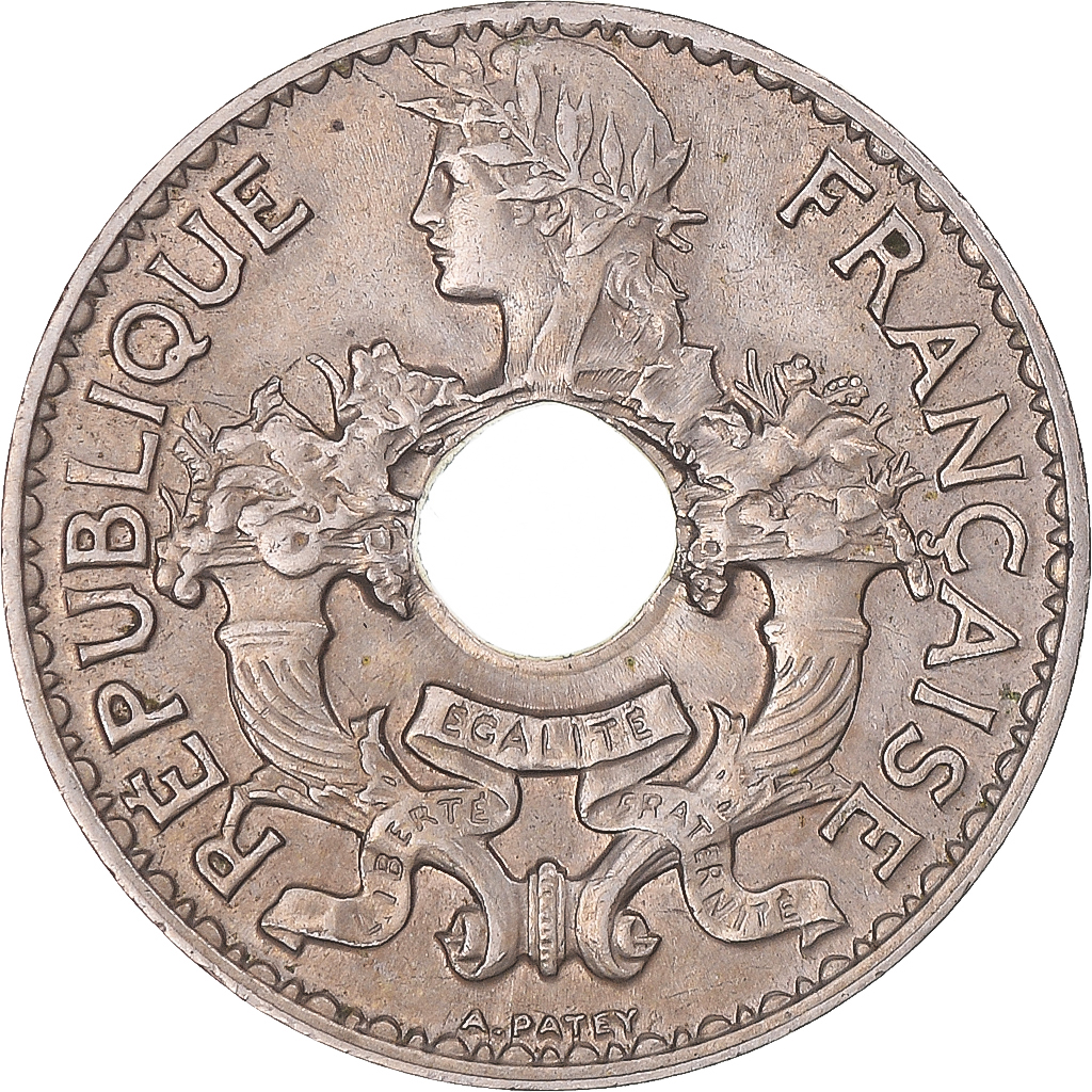 Coin, FRENCH INDO-CHINA, 5 Cents, 1930, Paris, , Copper-nickel, KM:18