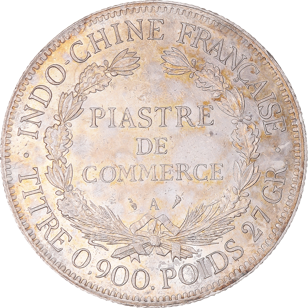 Coin, FRENCH INDO-CHINA, Piastre, 1908, Paris, , Silver, KM:5a.1