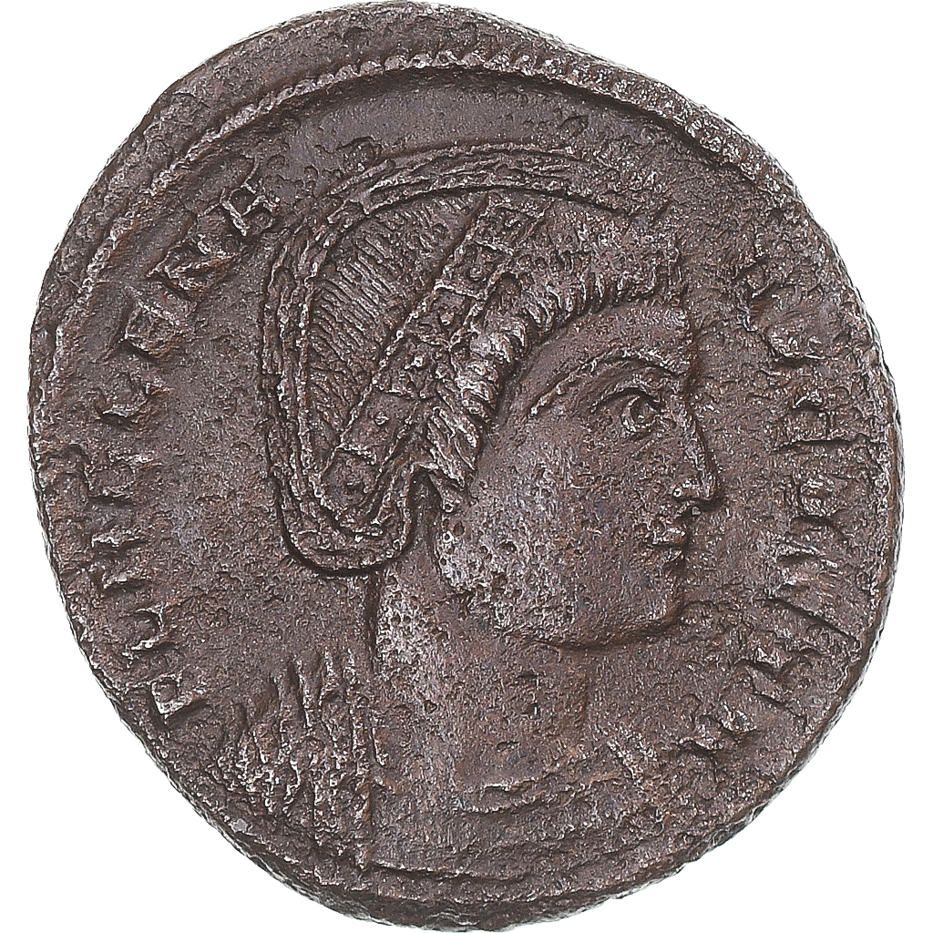 Munten, Hélène, Follis, 329, Trier, ZF, Bronzen, RIC:508