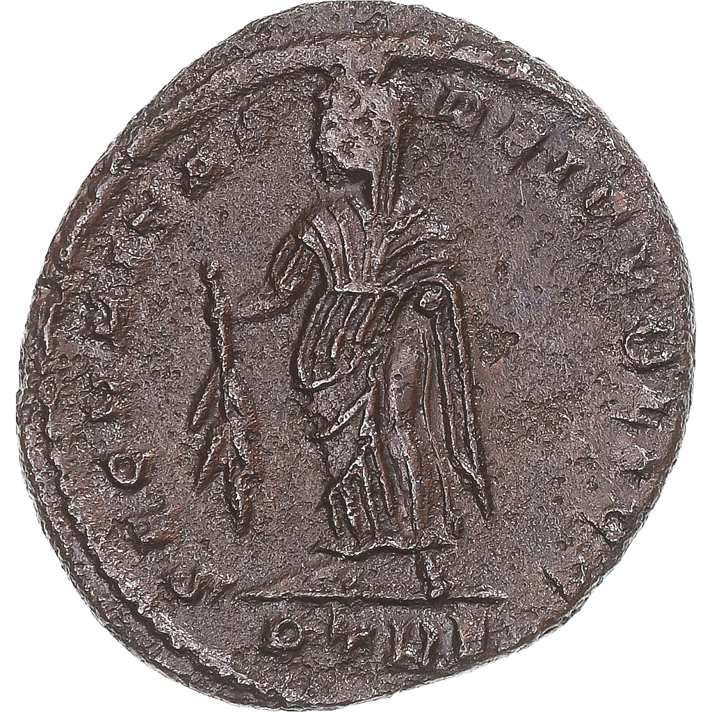 Munten, Hélène, Follis, 329, Trier, ZF, Bronzen, RIC:508
