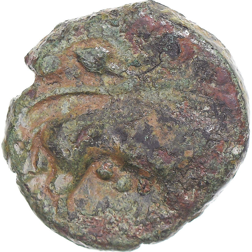 Coin, Atrebates, Bronze CAITIO/AMANDI, 1st century BC, VF, Bronze