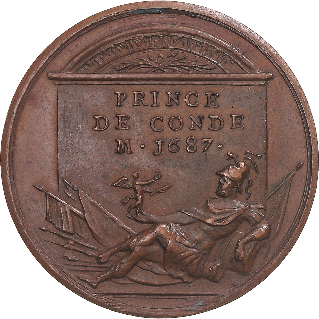 Switzerland, Token, Genève, Louis de Bourbon, prince de Condé, 1687