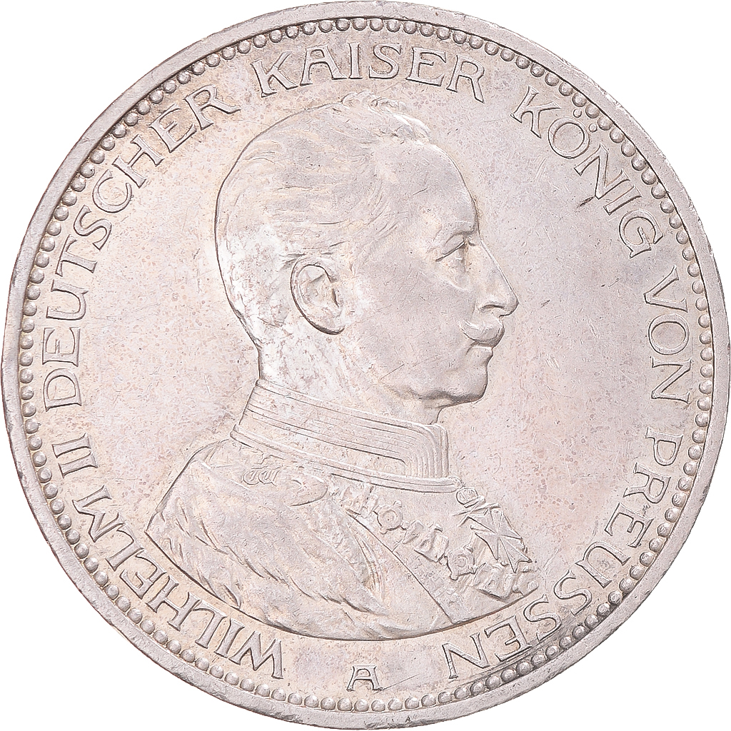 Coin, German States, PRUSSIA, Wilhelm II, 5 Mark, 1914, Berlin, 