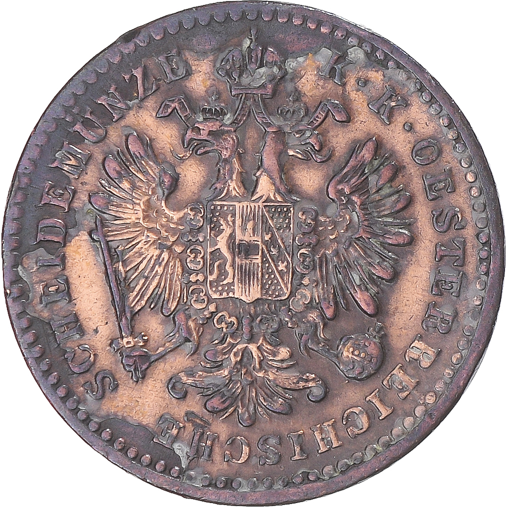 Coin, Austria, Franz Joseph I, Kreuzer, 1881, Vienna, , Copper, KM:2186