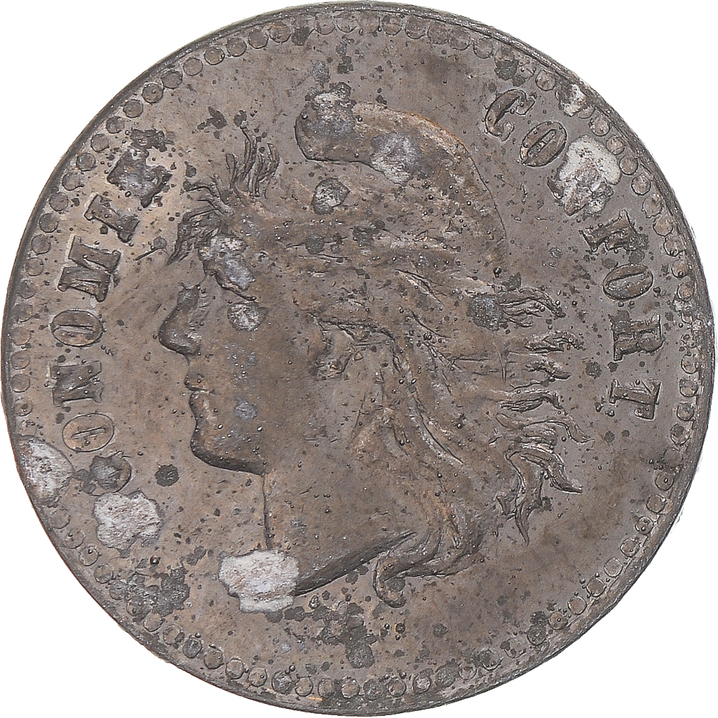 France, Advertising Token, Talons tournants, WOOD MILNE, , Brass