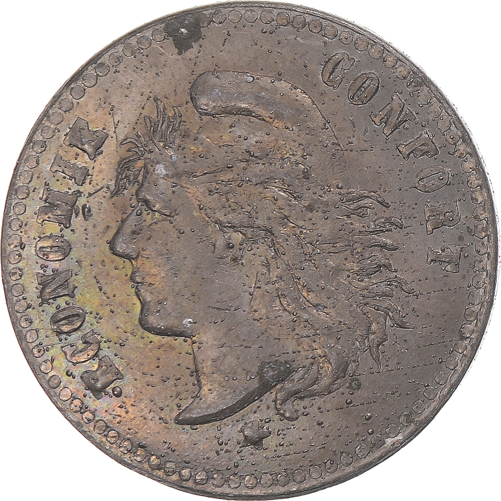 France, Advertising Token, Talons tournants, WOOD MILNE, , Brass