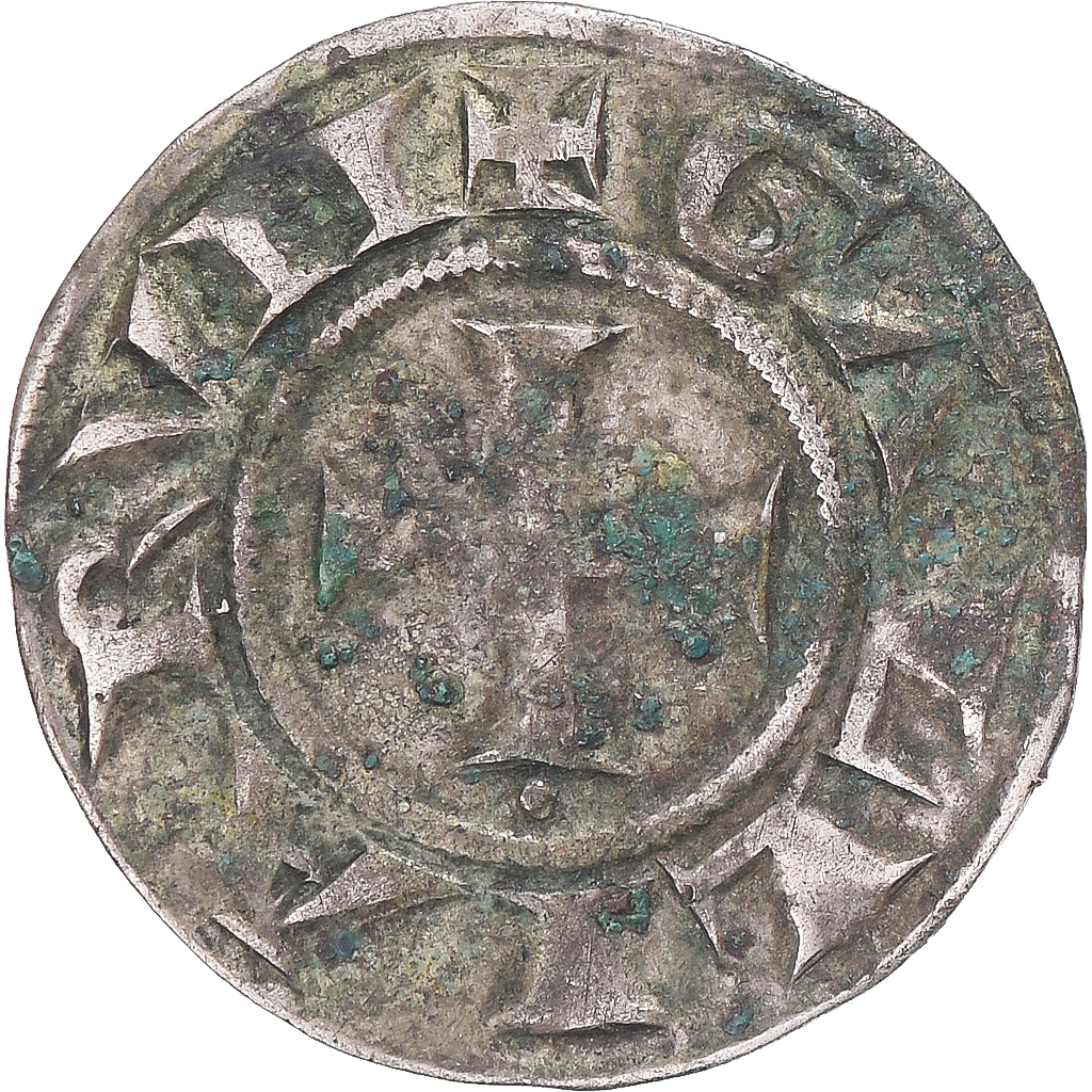 Coin, France, Archevêché de Lyon, Denier, 1200-1260, Lyon, , Billon