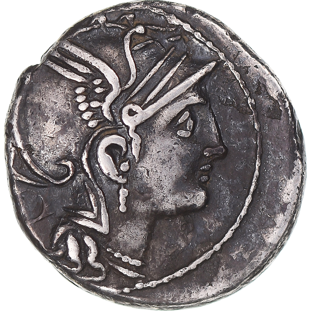 Coin, Claudia, Denarius, 111-110 BC, Rome, , Silver, Sear:176