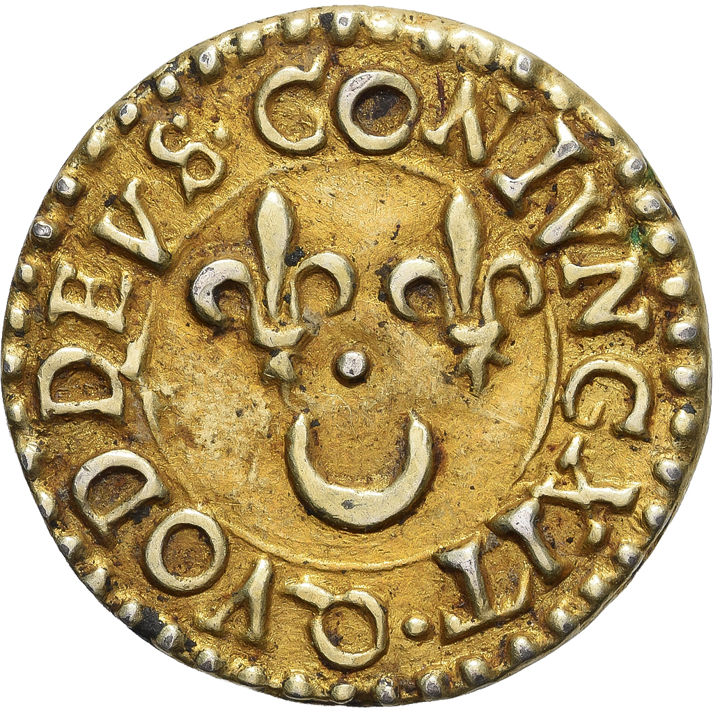 France, Denier à épouser, Collection Térisse, , Vermeil, Terisse:D109