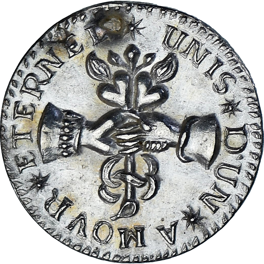 Frankrijk, Denier à épouser, Collection Térisse, PR, Zilver, Terisse:D115