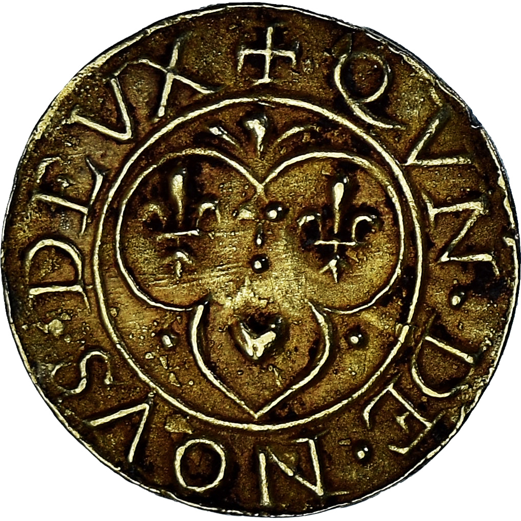 Frankrijk, Denier à épouser, Collection Térisse, ZF+, Vermeil, Terisse:D12