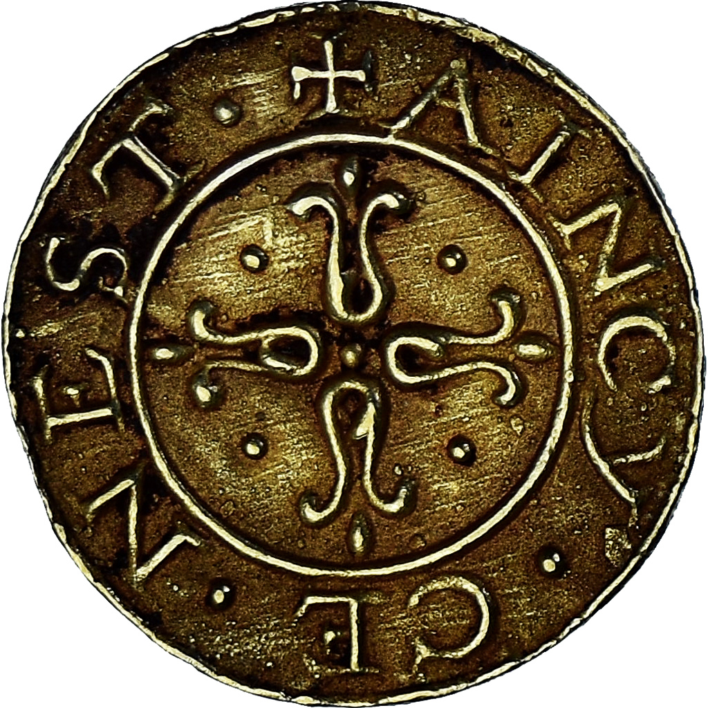 Frankrijk, Denier à épouser, Collection Térisse, ZF+, Vermeil, Terisse:D12