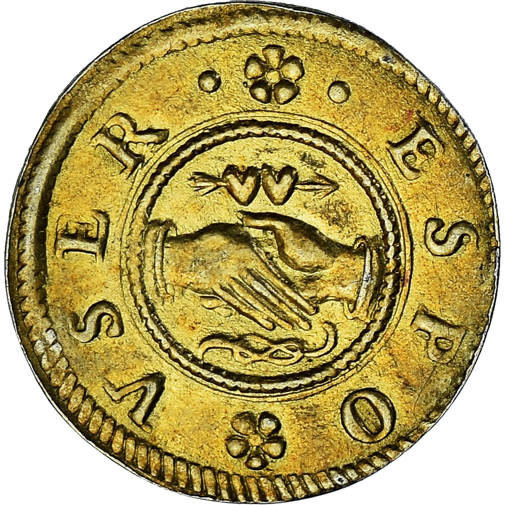 France, Denier à épouser, Collection Térisse, , Vermeil, Terisse:D33