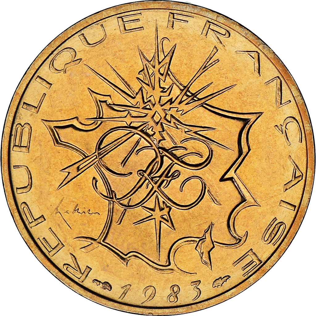 Coin, France, Mathieu, 10 Francs, 1983, Monnaie de Paris, série FDC, Tranche A