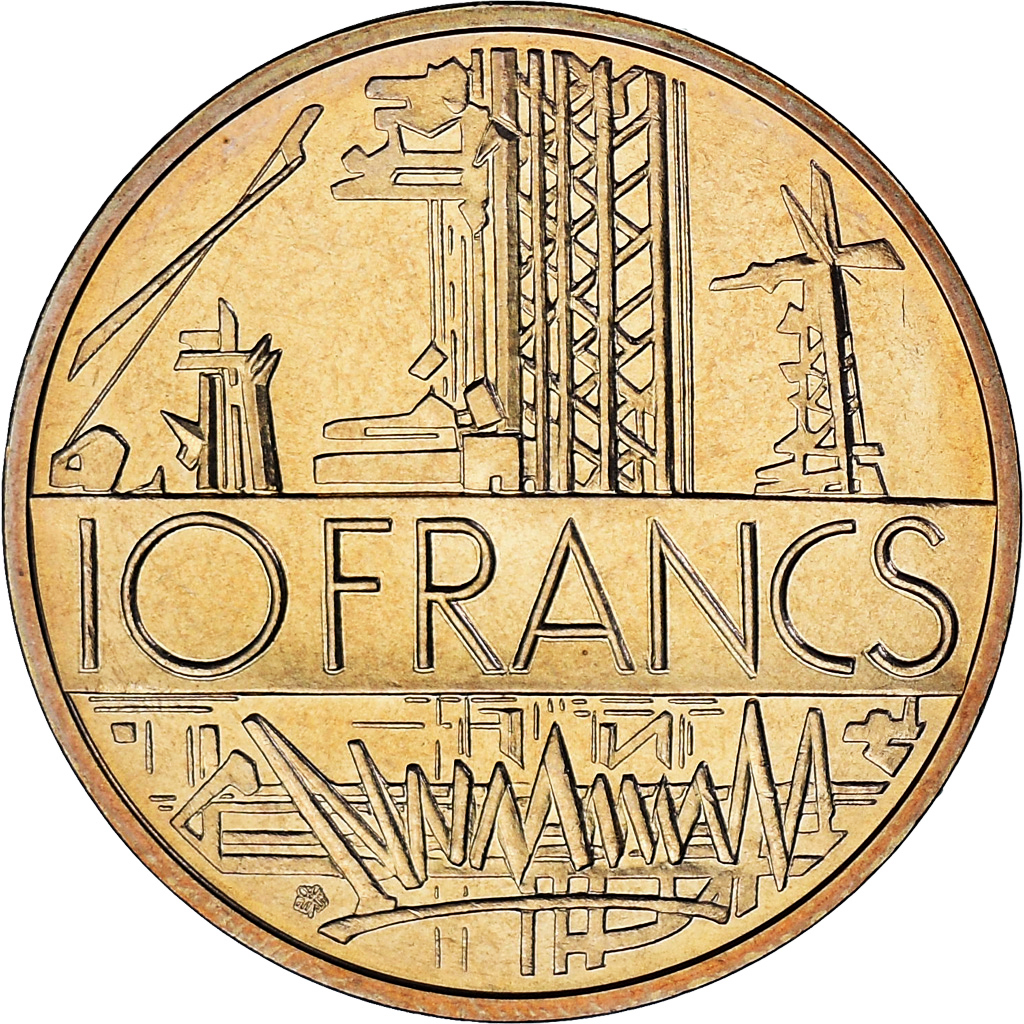 Coin, France, Mathieu, 10 Francs, 1983, Monnaie de Paris, série FDC, Tranche A