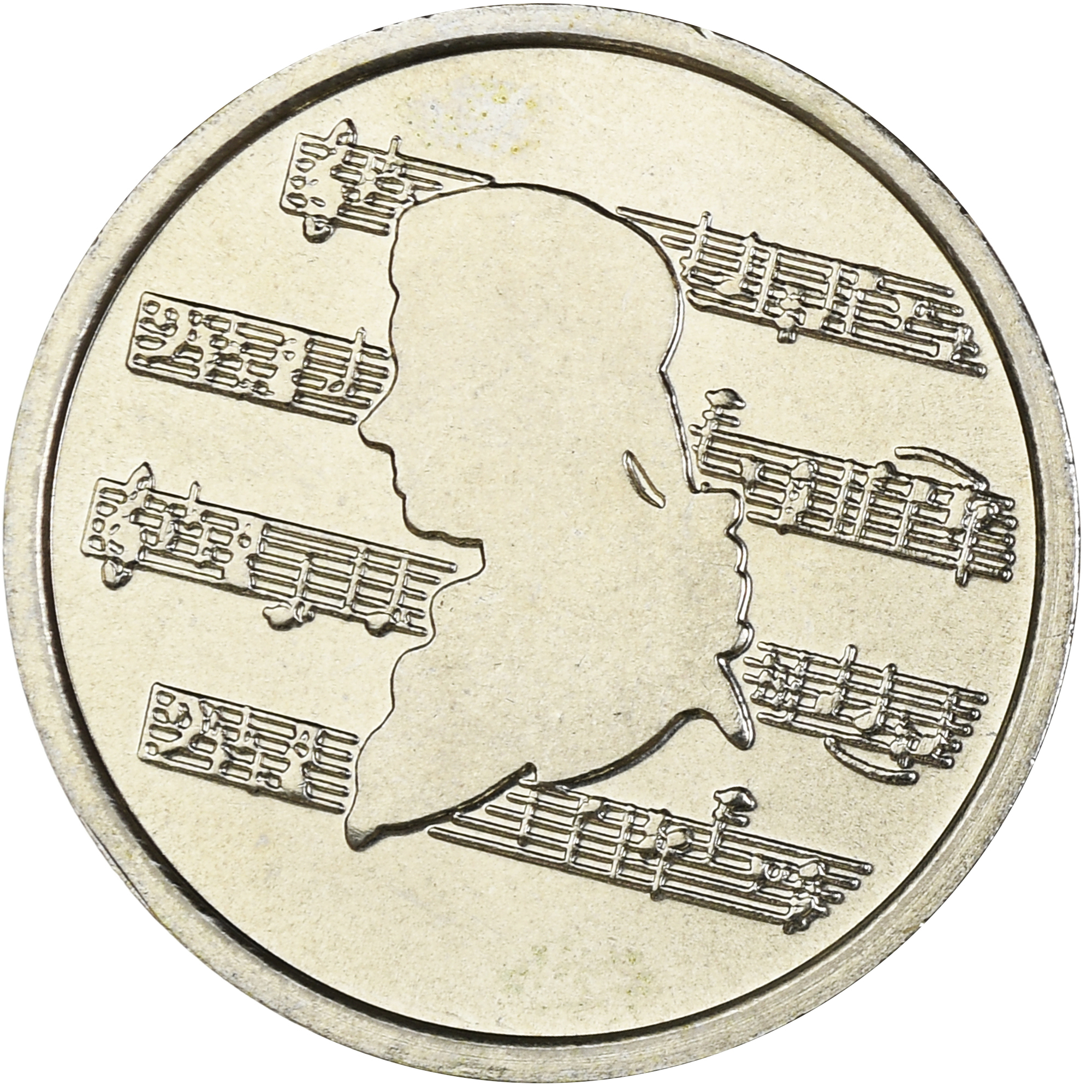 Belgium, Token, Année Mozart, 1991, série FDC, , Copper-nickel