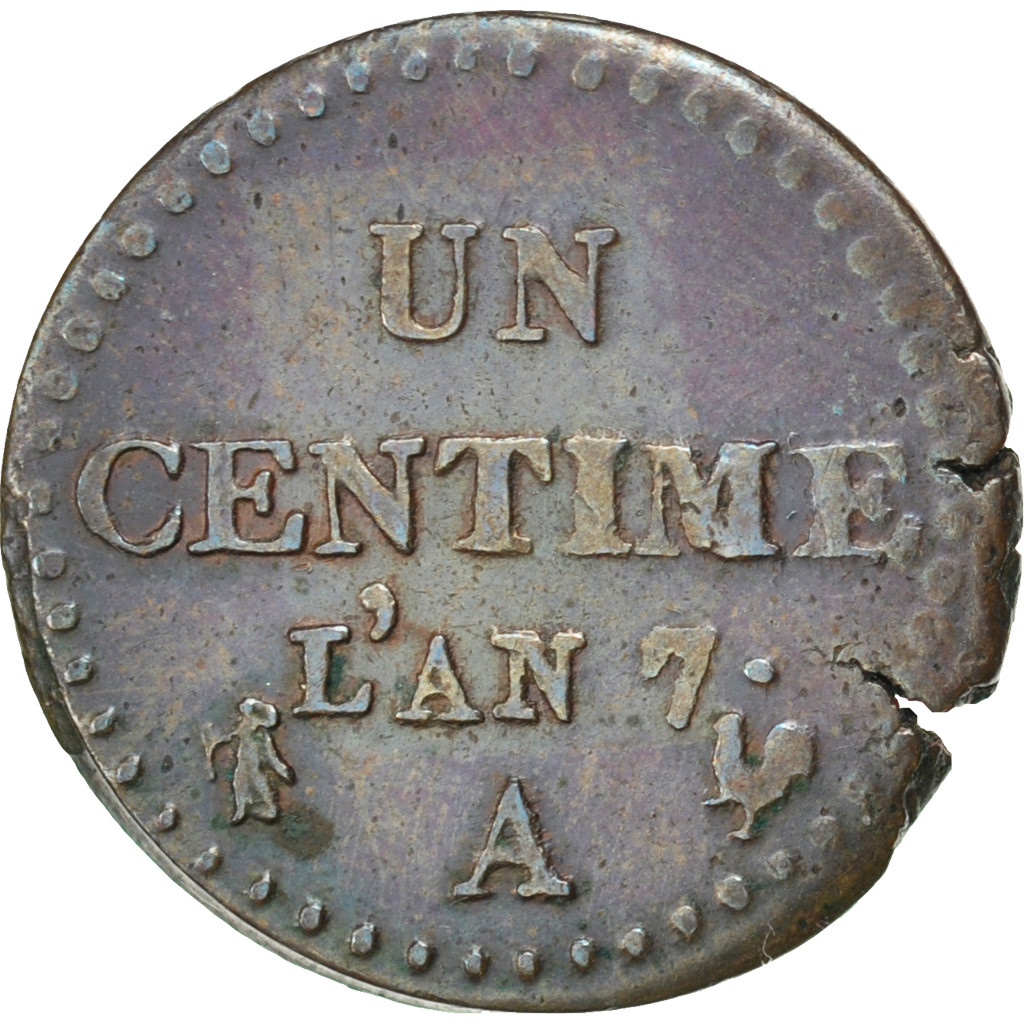 Coin, France, Dupré, Centime, 1798, Paris, , Bronze, KM:646