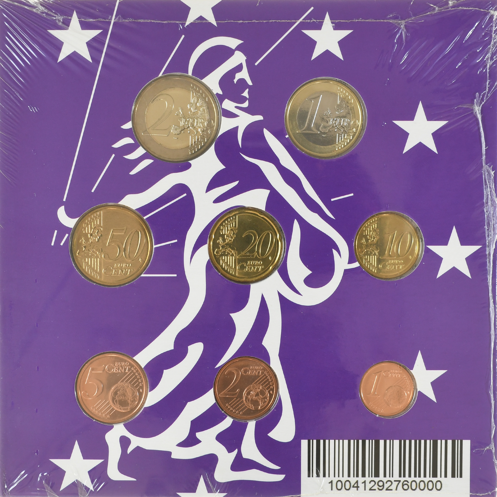 Frankreich, Coffret 1c. à 2€, 2015, Monnaie de Paris, BU, STGL