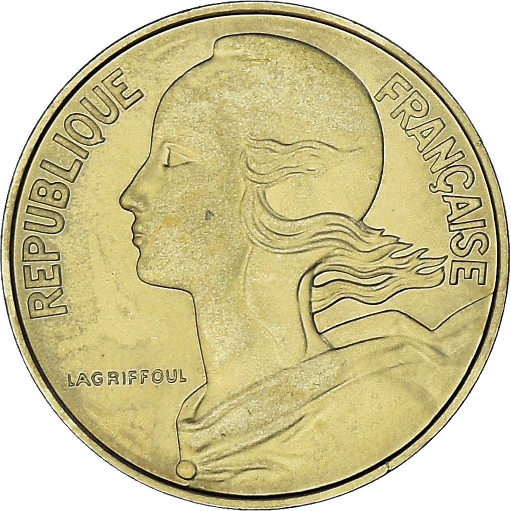Coin, France, Marianne, 10 Centimes, 1975, Paris, série FDC, 