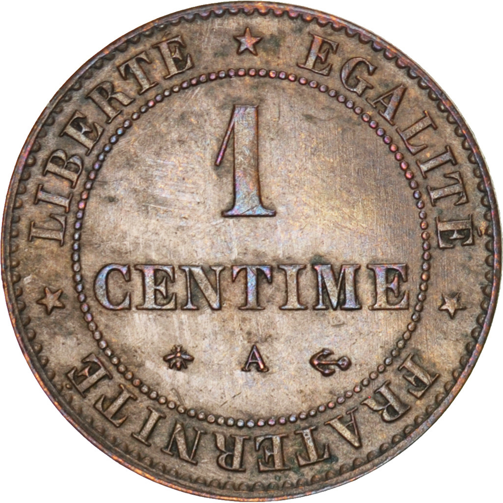 Coin, France, Cérès, Centime, 1878, Paris, , Bronze, KM:826.1