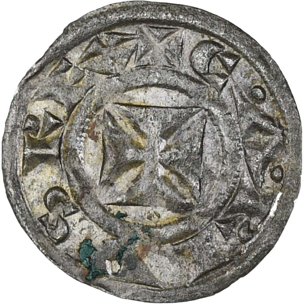 France, Poitou, type immobilisé, Obole, 1100-1200, Melle, , Billon