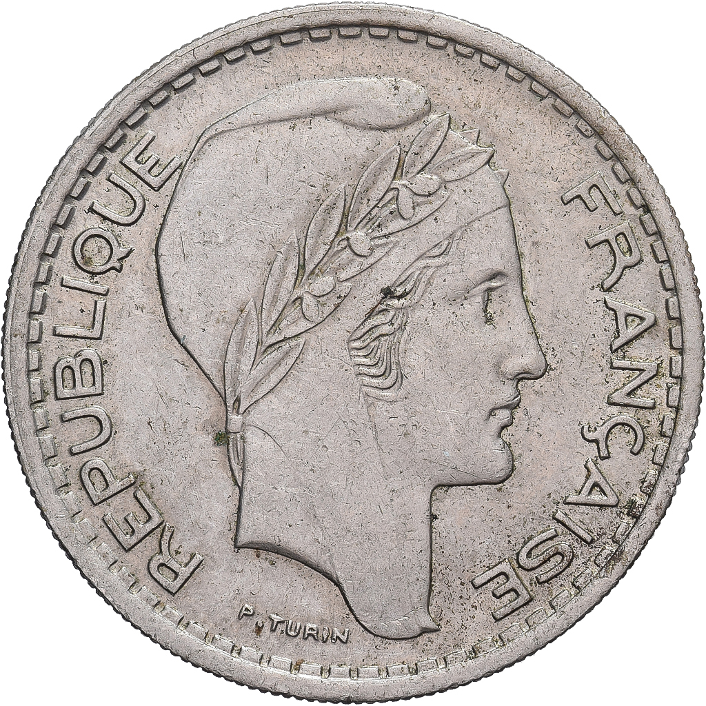 France, Turin, 10 Francs, 1948, Paris, , Copper-nickel, KM:909