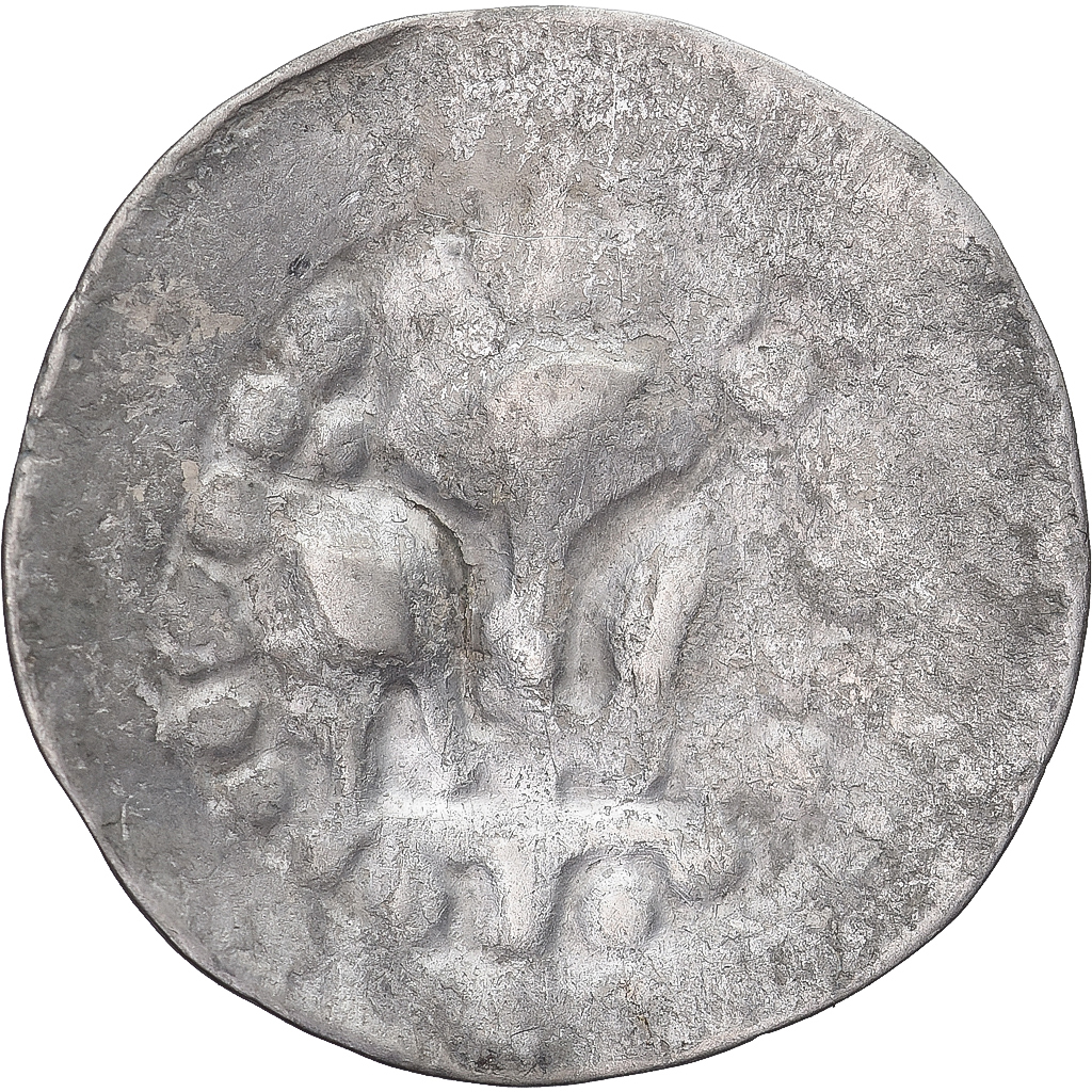 Coin, French state, Alsace, lis pfennig, 14th-15th Centuries, Strasbourg