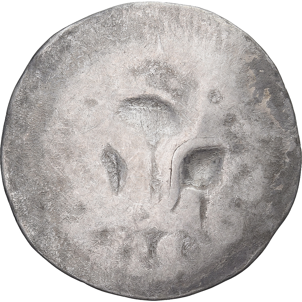 Coin, French state, Alsace, lis pfennig, 14th-15th Centuries, Strasbourg