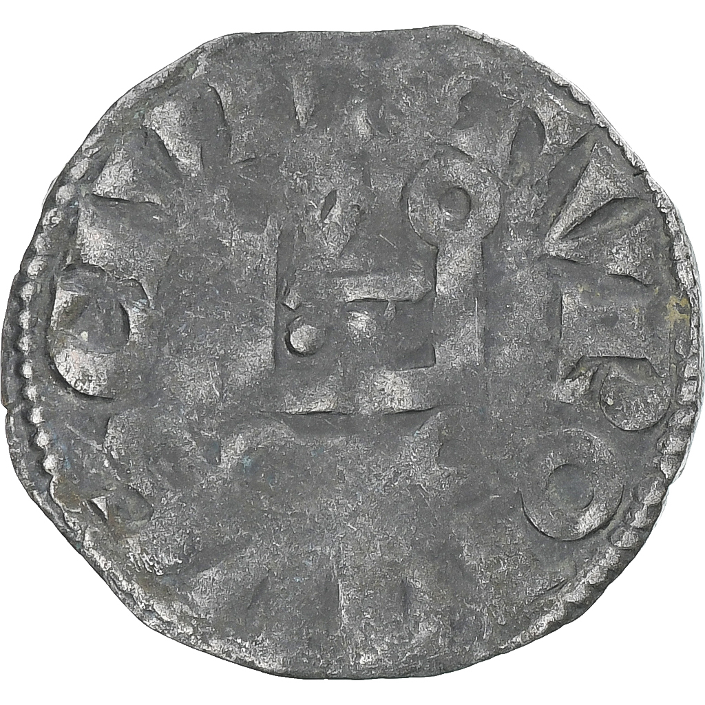 France, Louis VIII-IX, Denier Tournois, , Billon, Duplessy:188