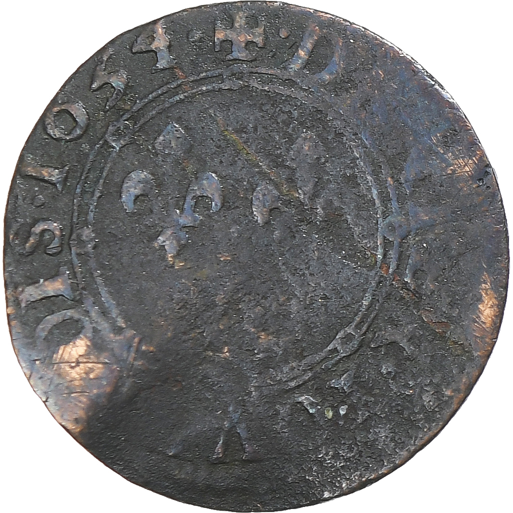 Principality of Arches-Charleville, Charles II de Gonzague, Denier Tournois