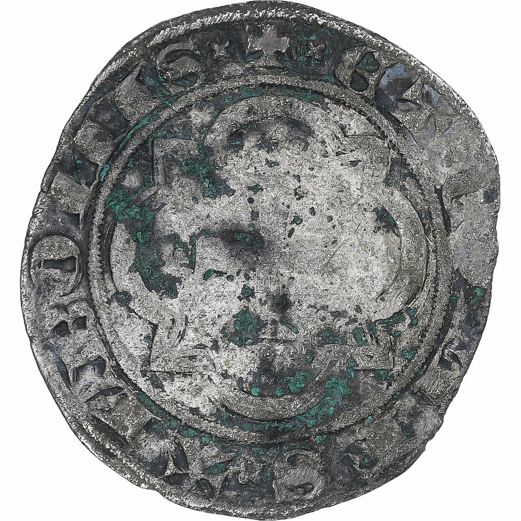 France, Comté de Vienne (Dauphiné), Humbert II, Gros, 1333-1349, VF(20-25)