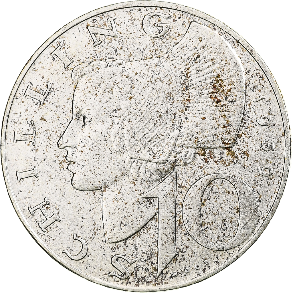 Austria, 10 Schilling, 1959, Vienna, , Silver, KM:2882