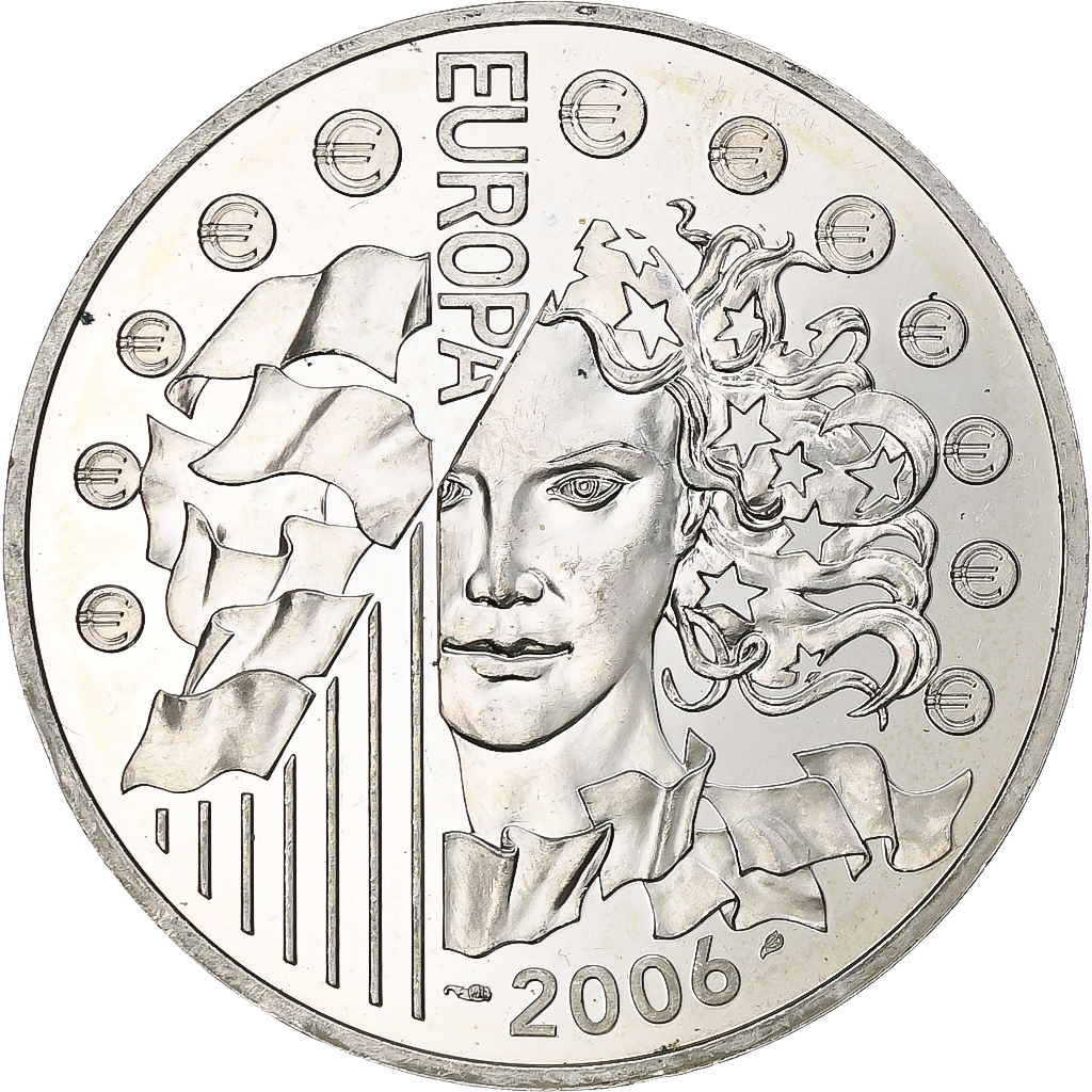 France, 1 1/2 Euro, Robert Schuman, 2006, Monnaie de Paris, BE, 