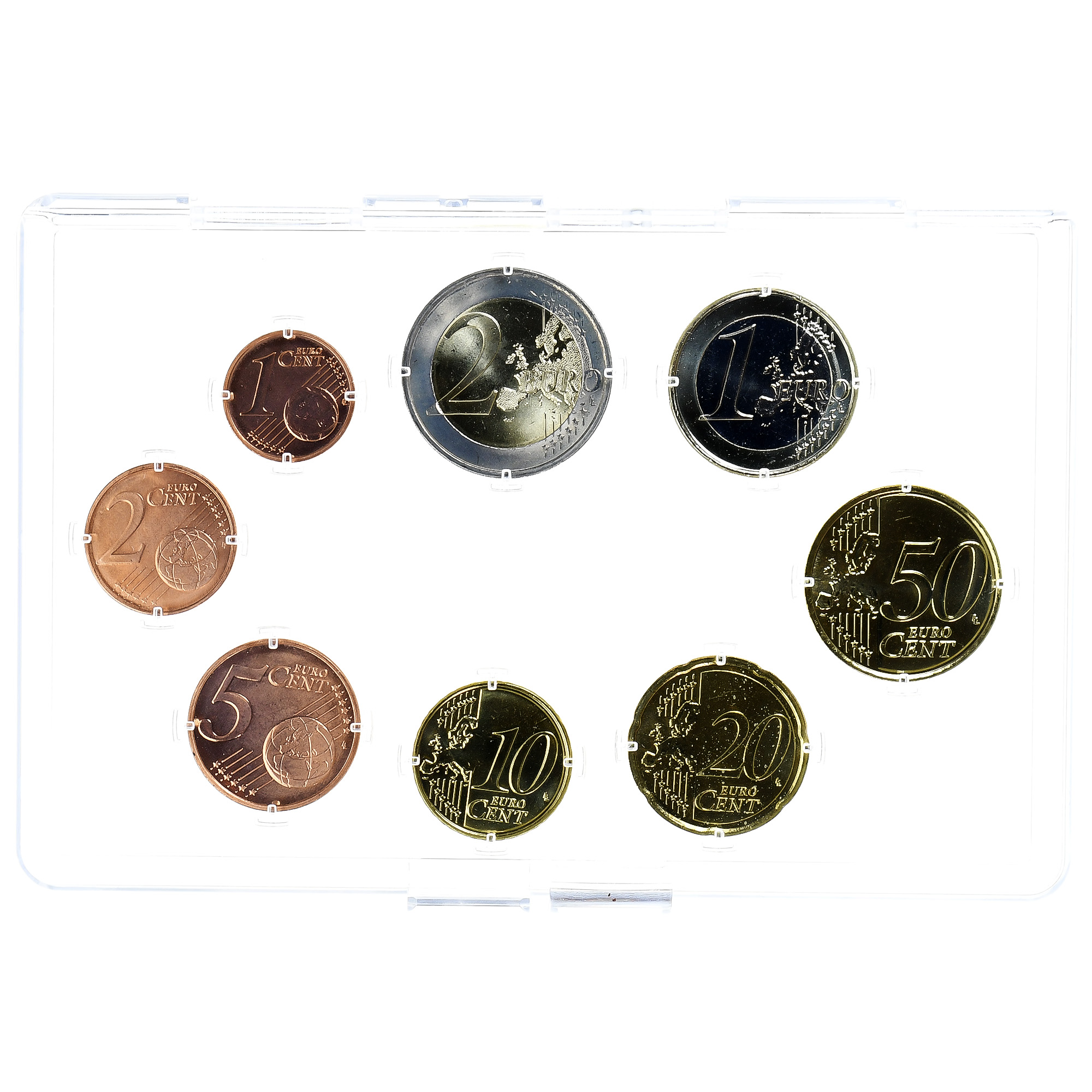 Luxemburg, Plaquette 1c. à 2€, 2009, Utrecht, STGL