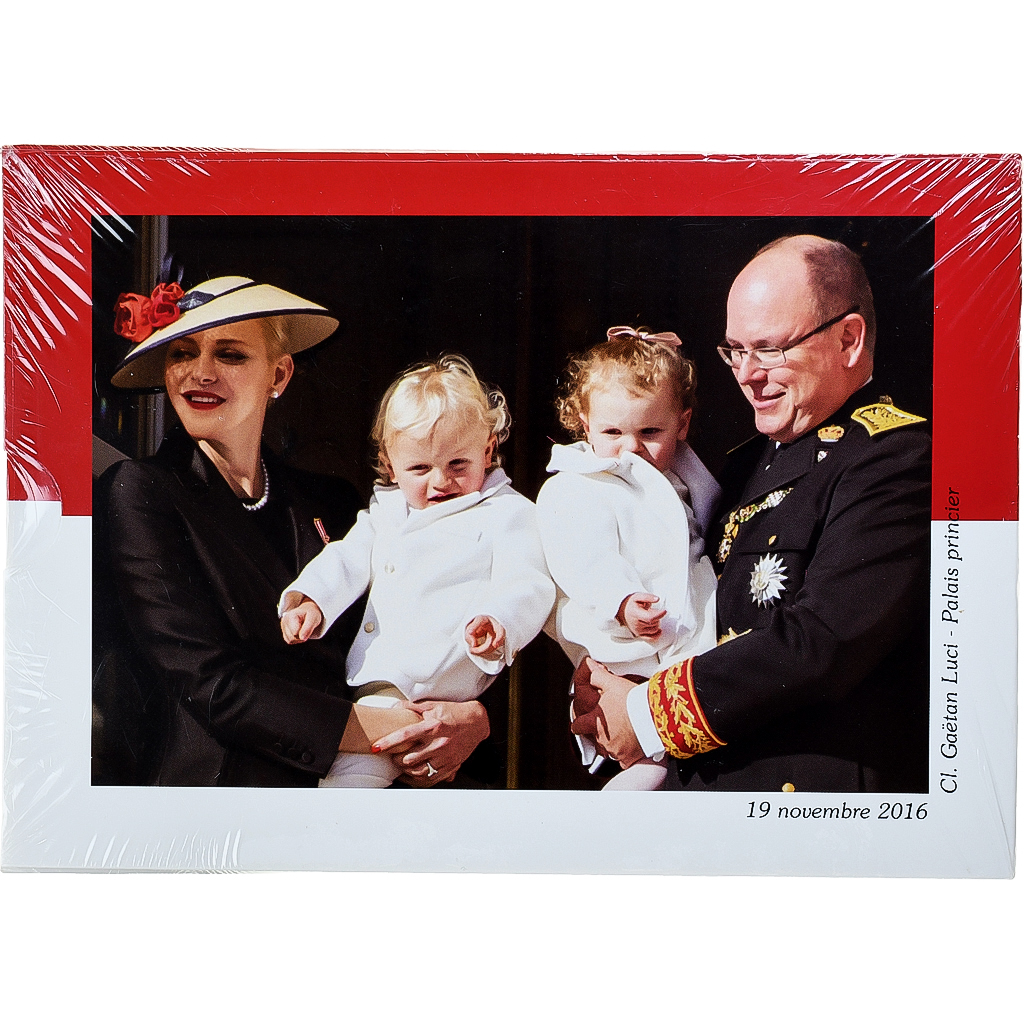 Monaco, Albert II, Coffret 1c. à 2€, 2017, Monnaie de Paris, STGL