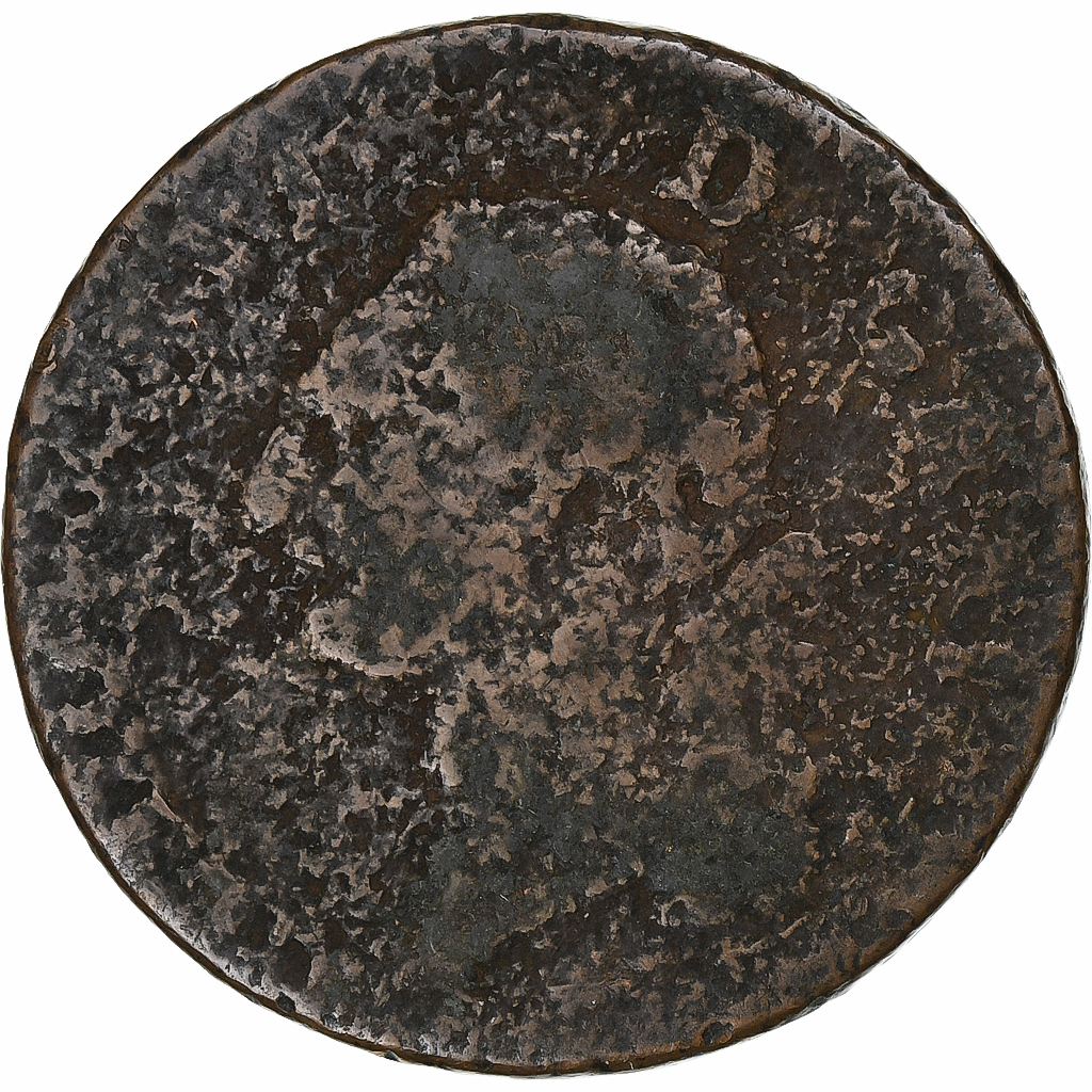 France, Louis XVI, Sol, 1789, La Rochelle, Copper, , Gadoury:350