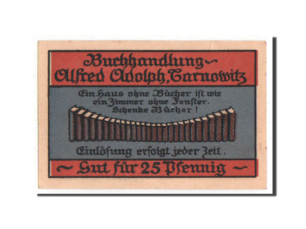 Banknote, Germany, Polnisch Oberschlesien, 25 Pfennig, 1921, UNC(63)