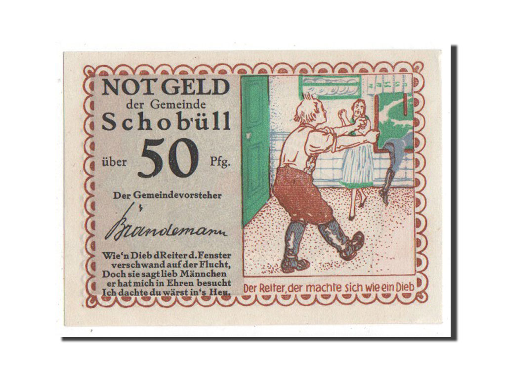 Banknote, Germany, Schobull, 50 Pfennig, 1921, UNC(63), Mehl:1194.4