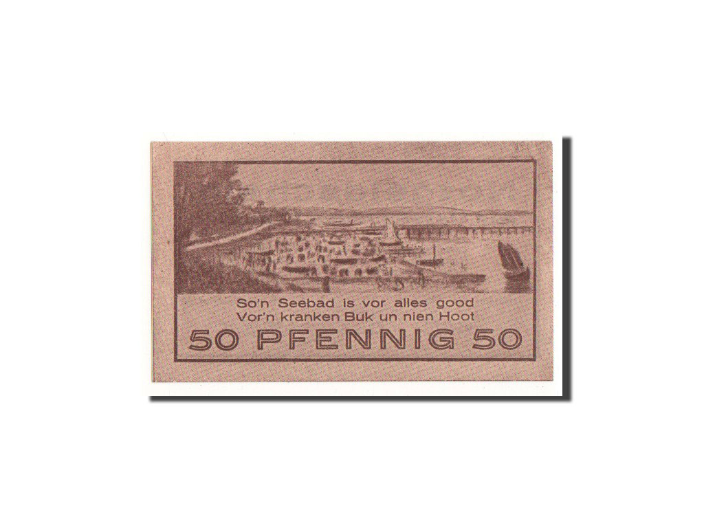 Billete, Alemania, Niendorf, 50 Pfennig, Port, 1921, 1921-03-01, UNC, Mehl:974.1