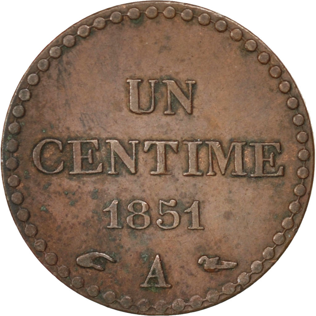 Coin, France, Dupré, Centime, 1851, Paris, , Bronze, KM:754