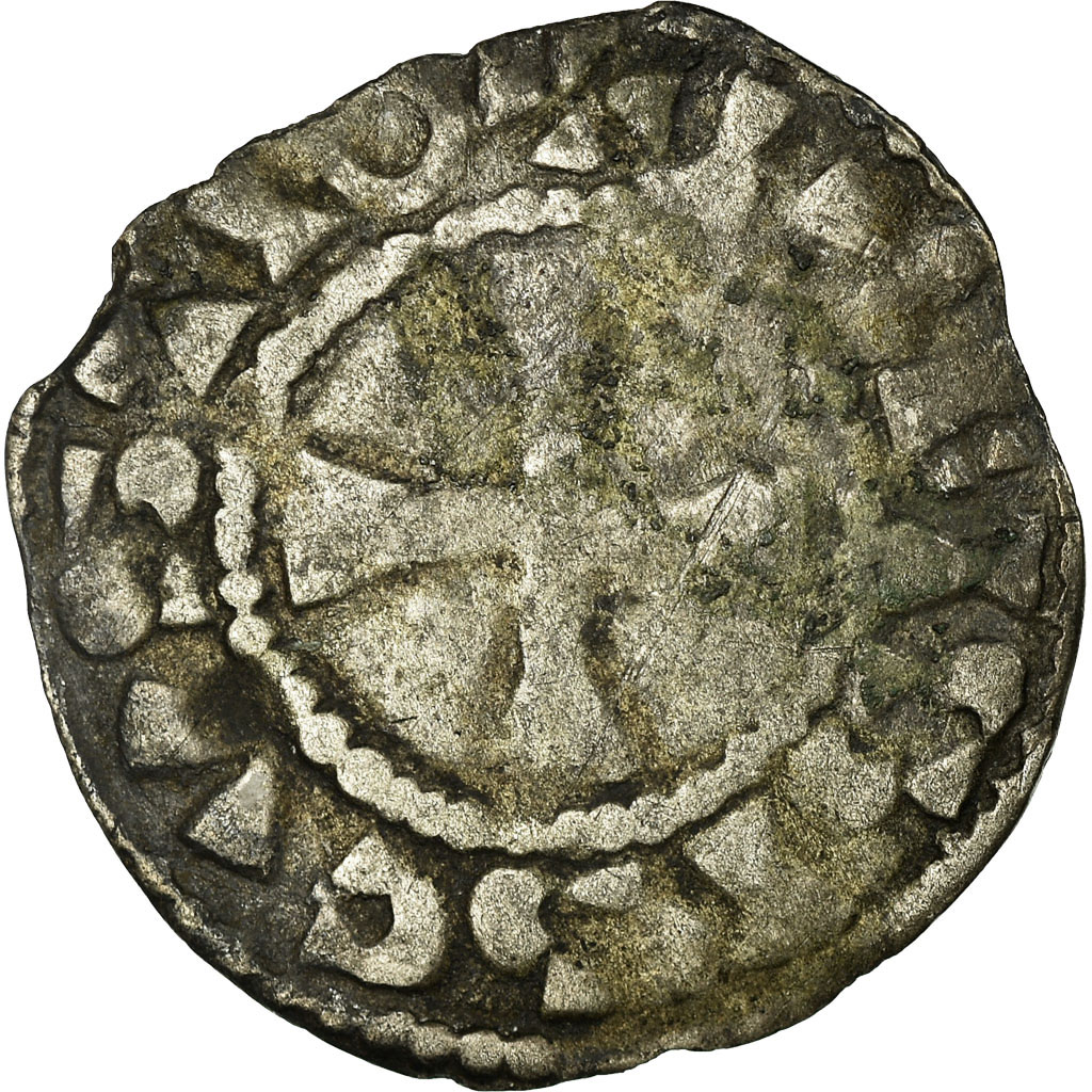 Coin, France, Denarius, Blois, EF, Billon