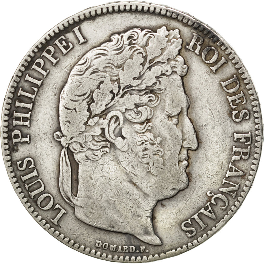 Coin, France, Louis-Philippe, 5 Francs, 1838, Rouen, , Silver