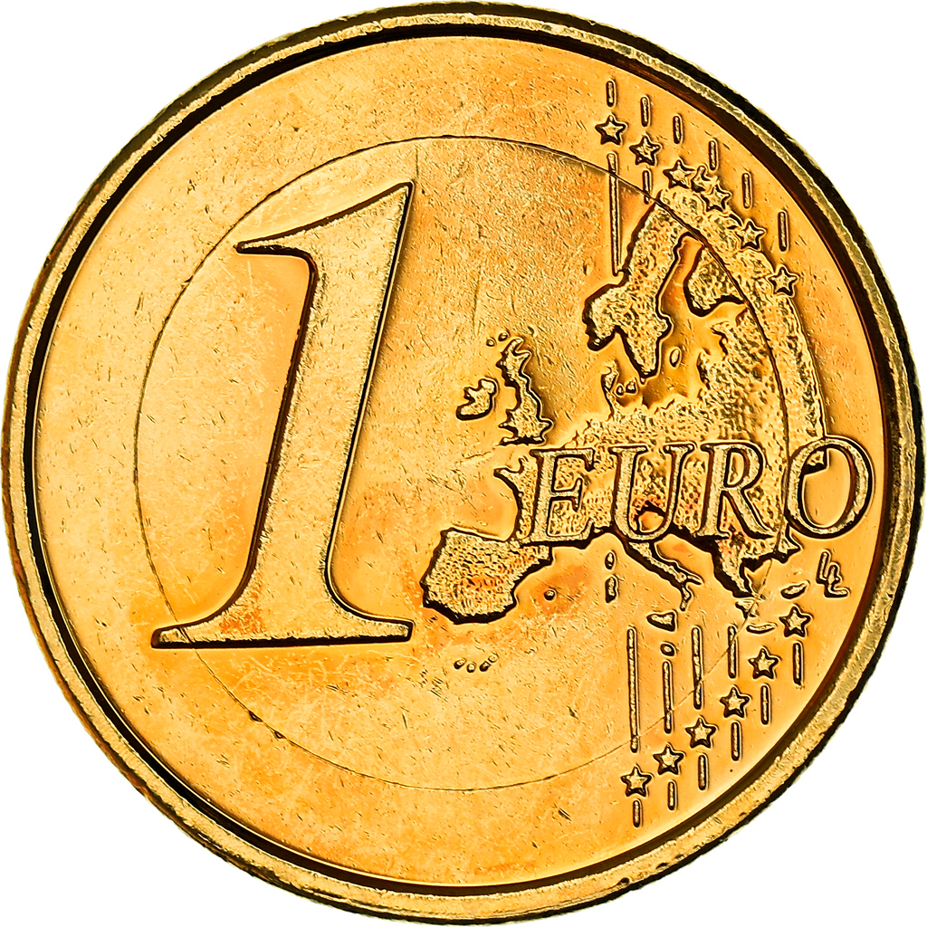 Niederlande, 1 Euro, Reine Beatrix, 2009, golden, UNZ, Bi-Metallic