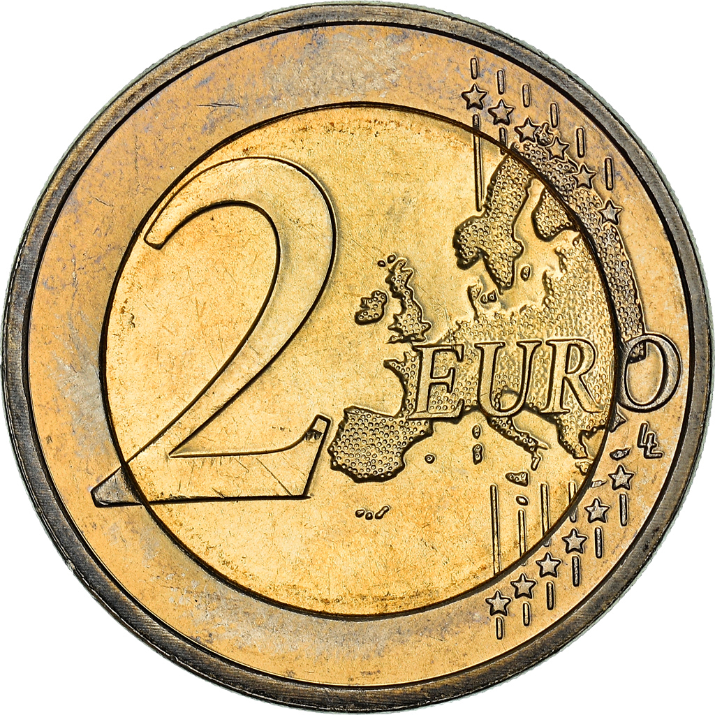 Slowenien, 2 Euro, Primoz Trubar, 2008, UNZ+, Bi-Metallic