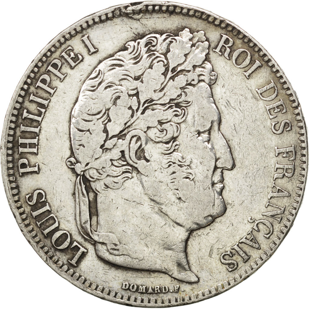 Coin, France, Louis-Philippe, 5 Francs, 1834, Limoges, , Silver