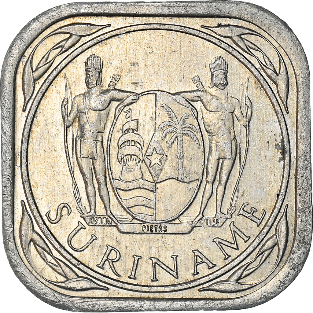 Coin, Surinam, 5 Cents, 1976, , Aluminum, KM:12.1a